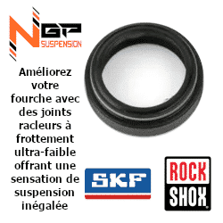Joints Racleurs ultra low friction SKF (pour RockShox)